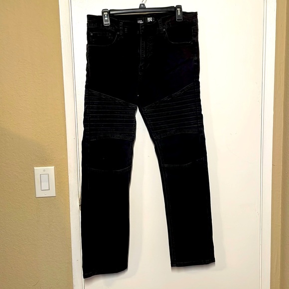 RSQ Other - RSQ Jeans London Skinny Black Moto Pants 33x30
